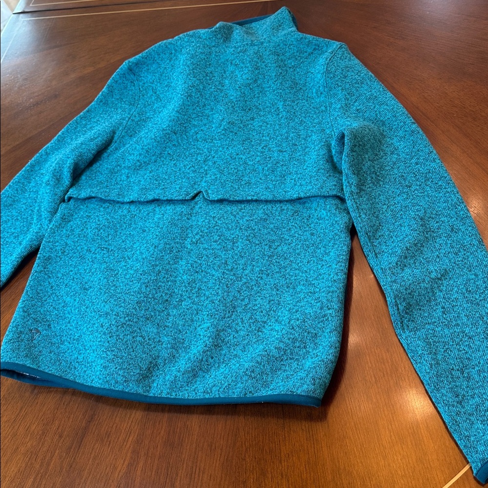 Lululemon Teal Half-Zip Pullover | Kids Large | Fits Petite Women Size XS - Picture 10 of 11